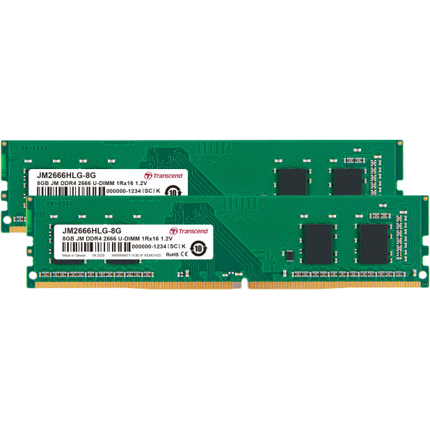 Оперативная память TRANSCEND DDR4 3200 8 GB x 2 (JM2666HLG-16GK), DDR4 3200 8GBx2 (JM2666HLG-16GK)
Оперативная память TRANSCEND DDR4 3200 8 GB x 2 (JM2666HLG-16GK), DDR4 3200 8GBx2 (JM2666HLG-16GK)
