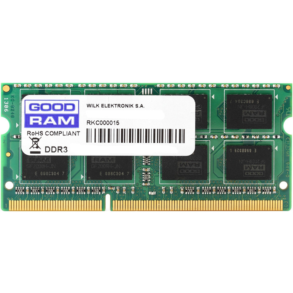 Модуль памяти GOODRAM DDR3 2Gb 1333Mhz БЛИСТЕР (GR1333S364L9/2G), для ноутбука DDR3 2Gb 1333Mhz БЛИСТЕР
Модуль памяти GOODRAM DDR3 2Gb 1333Mhz БЛИСТЕР (GR1333S364L9/2G), для ноутбука DDR3 2Gb 1333Mhz БЛИСТЕР