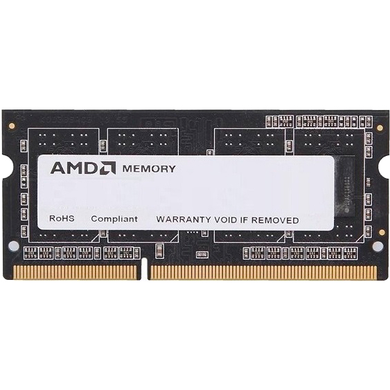 Модуль памяти AMD DDR3 4GB 1600Mhz SO-DIMM (R534G1601S1SL-U), DDR3 1600 4GB SO-DIMM (R534G1601S1SL-U)
Модуль памяти AMD DDR3 4GB 1600Mhz SO-DIMM (R534G1601S1SL-U), DDR3 1600 4GB SO-DIMM (R534G1601S1SL-U)