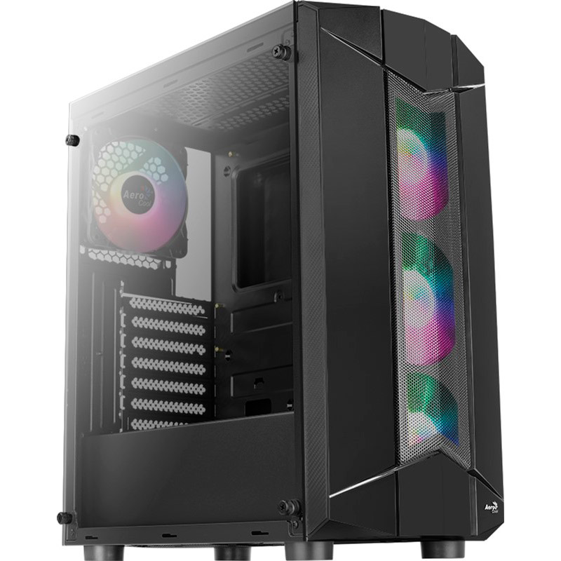 Корпус AEROCOOL Sentinel-G-BK-v1 Black Mid Tower ARGB (Sentinel-G-BK-v1 BG), Sentinel-G-BK-v1 Black Mid Tower ARGB
Корпус AEROCOOL Sentinel-G-BK-v1 Black Mid Tower ARGB (Sentinel-G-BK-v1 BG), Sentinel-G-BK-v1 Black Mid Tower ARGB