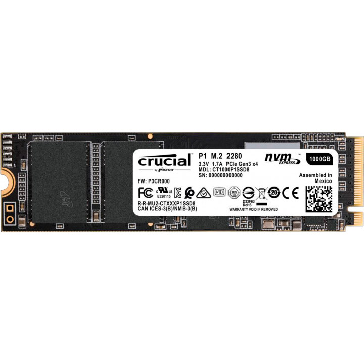 SSD накопитель CRUCIAL P1 1TGB M.2 2280 NVMe (CT1000P1SSD8), P1 1TGB, M.2 2280, NVMe (CT1000P1SSD8)
SSD накопитель CRUCIAL P1 1TGB M.2 2280 NVMe (CT1000P1SSD8), P1 1TGB, M.2 2280, NVMe (CT1000P1SSD8)