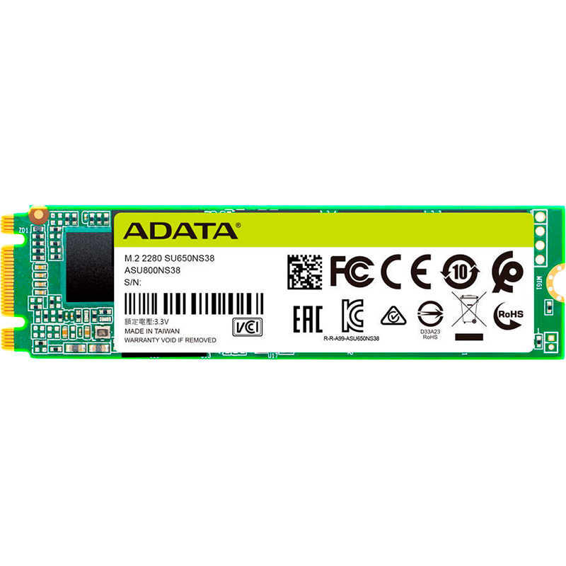 SSD накопитель ADATA 256GB SATA M.2 SU650 2280 3D TLC (ASU650NS38-256GT-C), 256GB SATA M.2 SU650 2280 3D TLC
SSD накопитель ADATA 256GB SATA M.2 SU650 2280 3D TLC (ASU650NS38-256GT-C), 256GB SATA M.2 SU650 2280 3D TLC