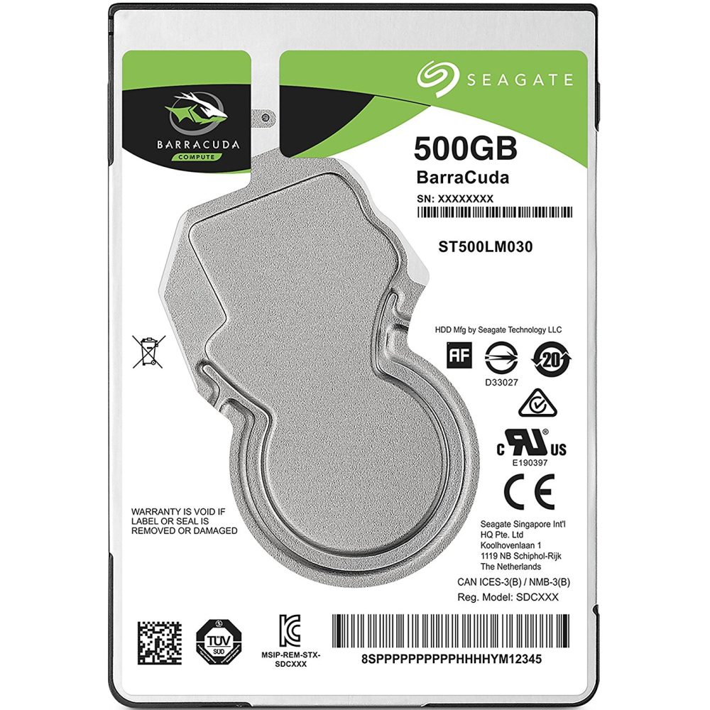 Жесткий диск SEAGATE 500GB 5400rpm 128MB SATAIII (ST500LM030), д/ноутбука 500GB 5400rpm 128MB SATAIII ST500LM030
Жесткий диск SEAGATE 500GB 5400rpm 128MB SATAIII (ST500LM030), д/ноутбука 500GB 5400rpm 128MB SATAIII ST500LM030