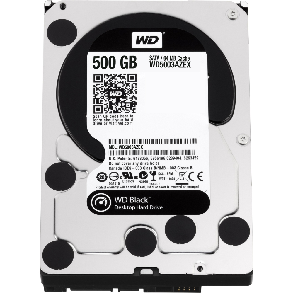Жесткий диск WD 500Gb 7200rpm 64Mb SATA III (WD5003AZEX), 500Gb 7200rpm 64Mb SATA III WD5003AZEX
Жесткий диск WD 500Gb 7200rpm 64Mb SATA III (WD5003AZEX), 500Gb 7200rpm 64Mb SATA III WD5003AZEX