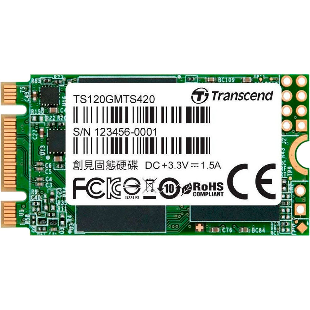 SSD накопитель TRANSCEND MTS420 120GB M.2 SATAIII TLC (TS120GMTS420S), MTS420 120GB M.2 2242 SATAIII TLC (TS120GMTS420S)
SSD накопитель TRANSCEND MTS420 120GB M.2 SATAIII TLC (TS120GMTS420S), MTS420 120GB M.2 2242 SATAIII TLC (TS120GMTS420S)