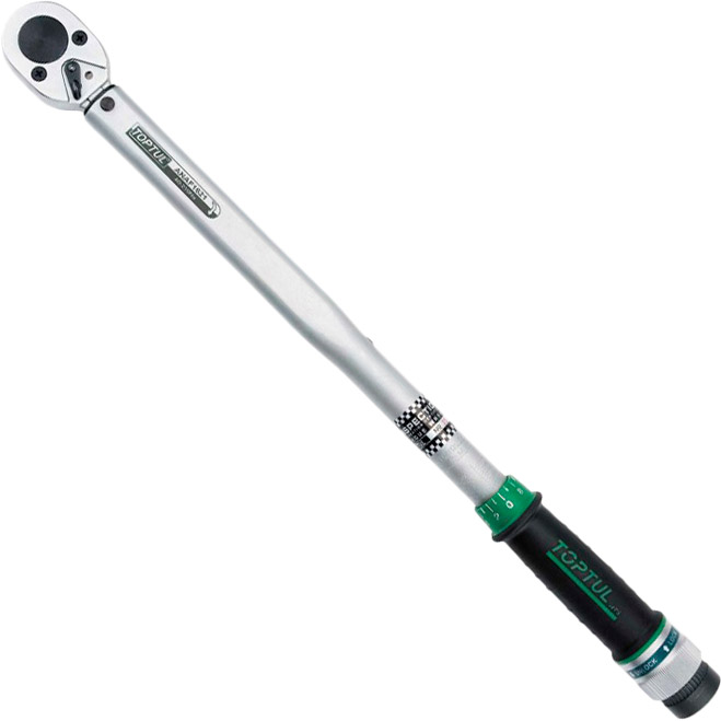 Ключ динамометрический TOPTUL 3/8" x 385 mm (ANAF1211), Ключ динамометрический 3/8"x385mm(L) 19-110Nm
Ключ динамометрический TOPTUL 3/8" x 385 mm (ANAF1211), Ключ динамометрический 3/8"x385mm(L) 19-110Nm