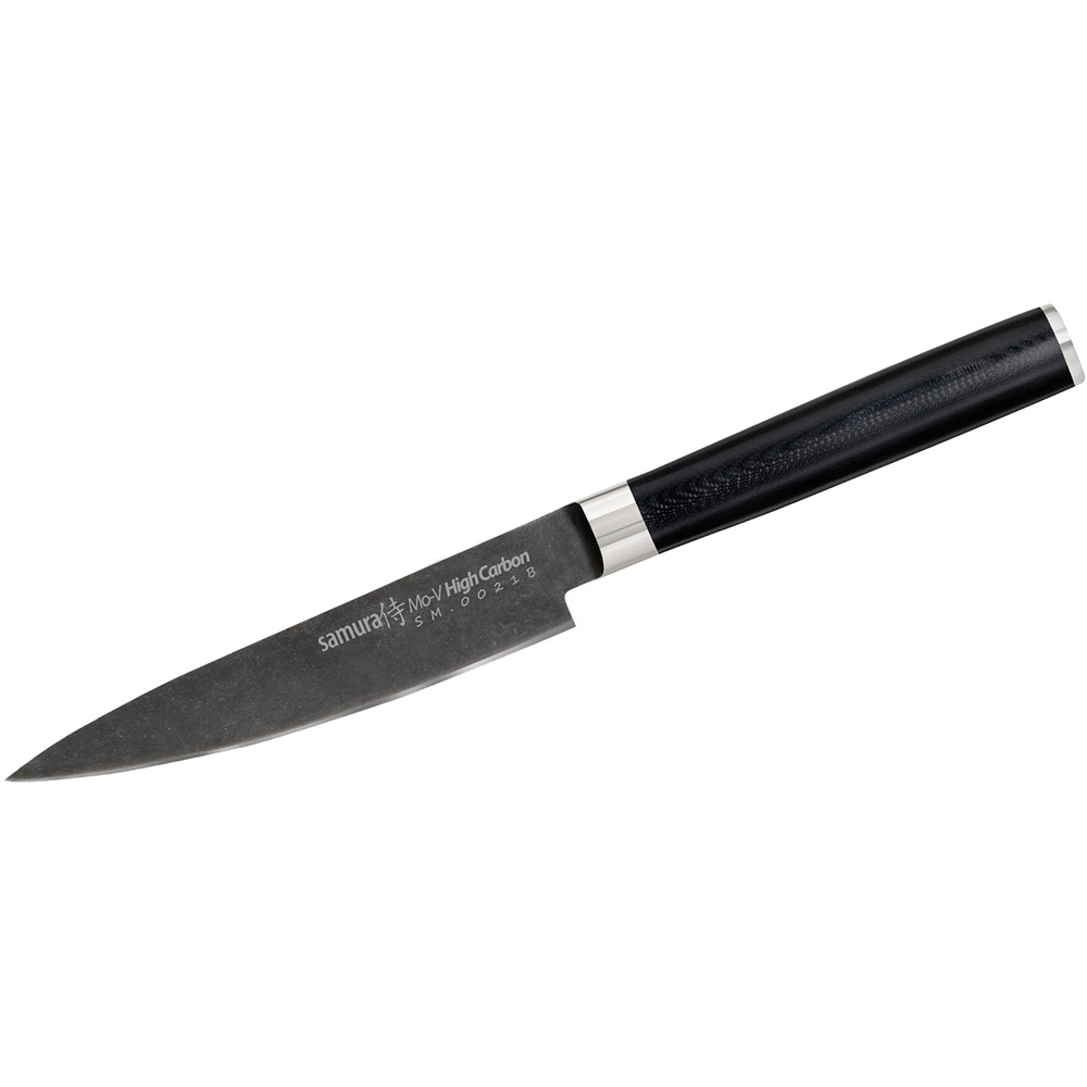 Нож SAMURA универсальный 125 мм MO-V Stonewash (SM-0021B), Ніж кухонний універс., 125 мм, MO-V Stonewash
Нож SAMURA универсальный 125 мм MO-V Stonewash (SM-0021B), Ніж кухонний універс., 125 мм, MO-V Stonewash