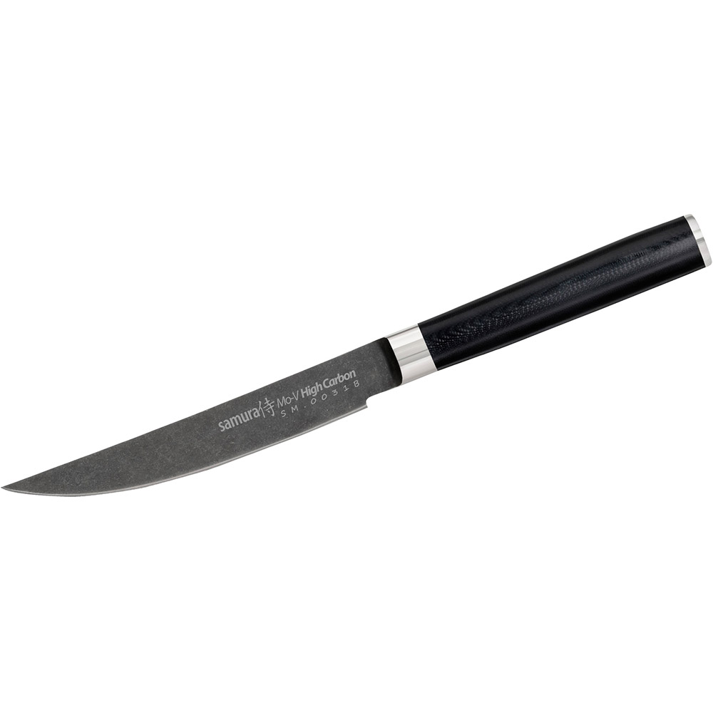Нож SAMURA для стейка 120 мм MO-V Stonewash (SM-0031B), Ніж кухонний стейковый, 120 мм, MO-V Stonewash
Нож SAMURA для стейка 120 мм MO-V Stonewash (SM-0031B), Ніж кухонний стейковый, 120 мм, MO-V Stonewash