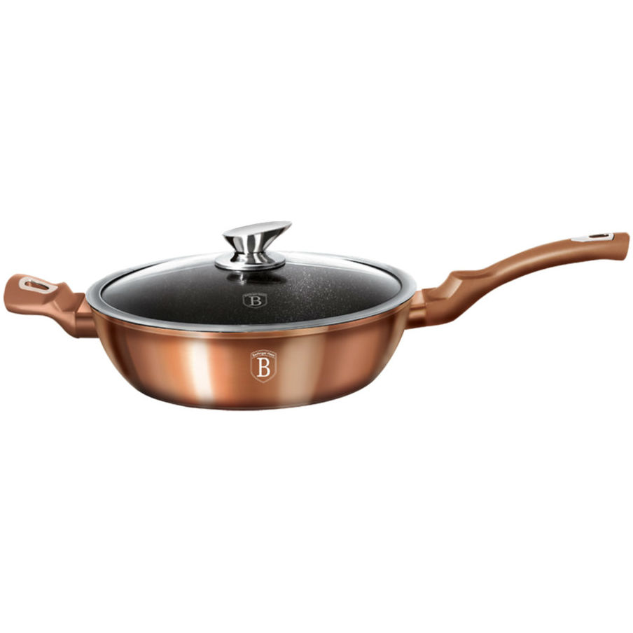 Сотейник BERLINGER HAUS Metallic Line 28 см Rose Gold (BH 1518N), Сковорідка глибока 28 см. BH 1518N
Сотейник BERLINGER HAUS Metallic Line 28 см Rose Gold (BH 1518N), Сковорідка глибока 28 см. BH 1518N