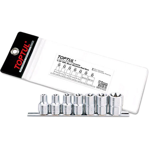 Набор торцевых головок TOPTUL TORX 1/2" E10-E24 7 ед. (GAAG0704), Набор головок TORX 1/2" E10-E24 7ед. GAAG0704
Набор торцевых головок TOPTUL TORX 1/2" E10-E24 7 ед. (GAAG0704), Набор головок TORX 1/2" E10-E24 7ед. GAAG0704