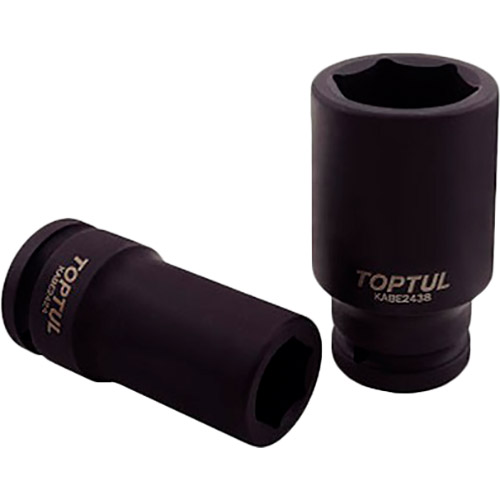 Головка торцевая ударная TOPTUL 3/4" длинная 19 мм (KABE2419), Головка торцевая ударная 3/4" длинная 19мм
Головка торцевая ударная TOPTUL 3/4" длинная 19 мм (KABE2419), Головка торцевая ударная 3/4" длинная 19мм