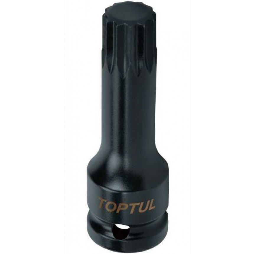 Головка ударная TOPTUL SPLINE М14 1/2" (KADB1614L), Голівка ударна SPLINE М14 L77mm 1/2"
Головка ударная TOPTUL SPLINE М14 1/2" (KADB1614L), Голівка ударна SPLINE М14 L77mm 1/2"