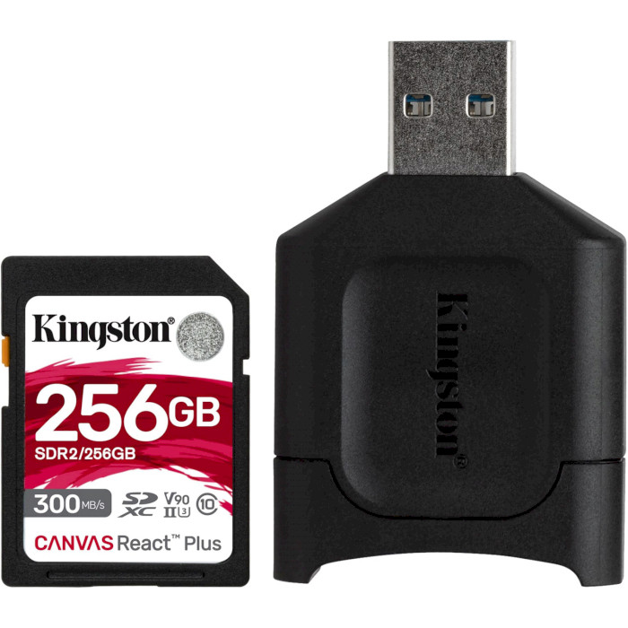 Карта памяти KINGSTON SDXC 256GB React+ U3 (R300/W260)+MLP (MLPR2/256GB), SDXC 256GB React+ U3 (R300/W260)+MLP
Карта памяти KINGSTON SDXC 256GB React+ U3 (R300/W260)+MLP (MLPR2/256GB), SDXC 256GB React+ U3 (R300/W260)+MLP