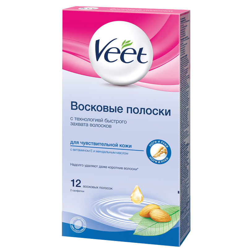Восковые полоски для чувствительной кожи VEET 12 шт (5900627027259), Восковые полоски для чувствительной кожи 12 шт
Восковые полоски для чувствительной кожи VEET 12 шт (5900627027259), Восковые полоски для чувствительной кожи 12 шт