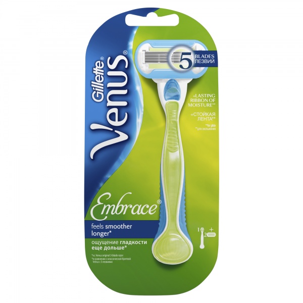 Бритва VENUS Embrace с 2 сменными кассетами (7702018955497), Embrace Станок +2 картрiджа 1шт
Бритва VENUS Embrace с 2 сменными кассетами (7702018955497), Embrace Станок +2 картрiджа 1шт