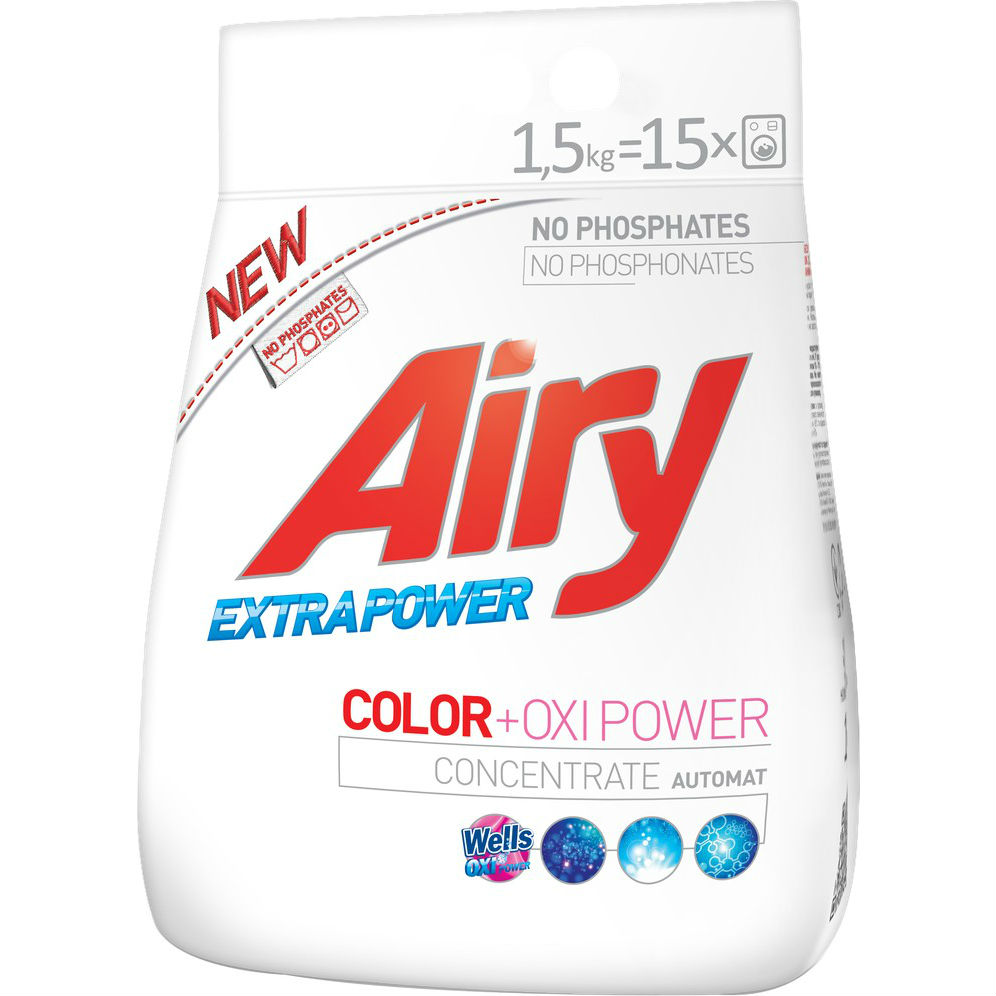 Стиральный порошок AIRY WellsNatural OxyPower1,5кг, Порошок для кол. одягу+WellsNaturalOxyPower1,5кг
Стиральный порошок AIRY WellsNatural OxyPower1,5кг, Порошок для кол. одягу+WellsNaturalOxyPower1,5кг