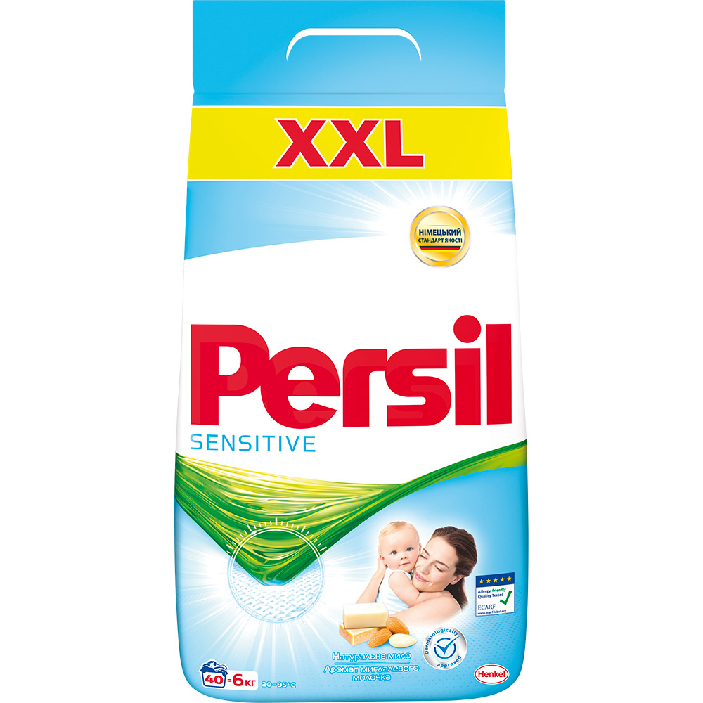 Стиральный порошок PERSIL Sensitive 6 кг (9000101352863), Автомат Сенсітів, 6 кг, 40 ц.п.
Стиральный порошок PERSIL Sensitive 6 кг (9000101352863), Автомат Сенсітів, 6 кг, 40 ц.п.