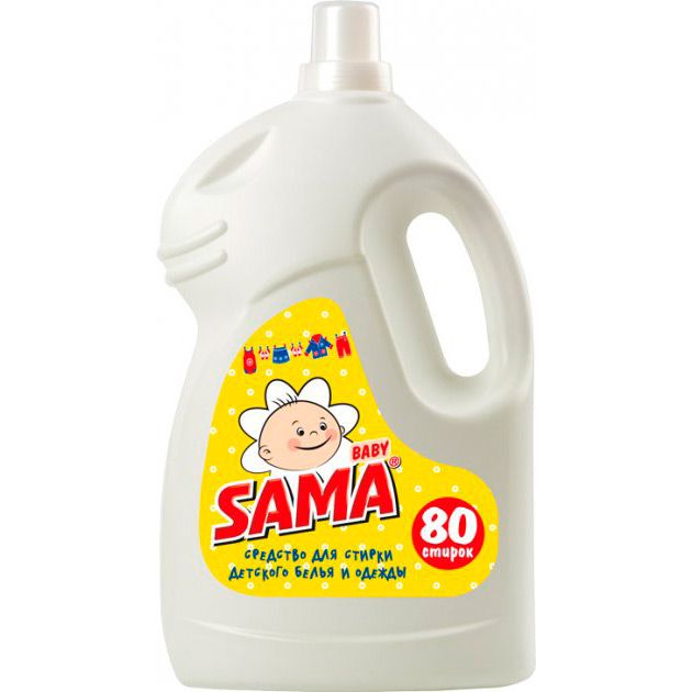 Средство для стирки SAMA Baby 4 л (4820020265502), Засіб для прання Baby, 4000 мл
Средство для стирки SAMA Baby 4 л (4820020265502), Засіб для прання Baby, 4000 мл