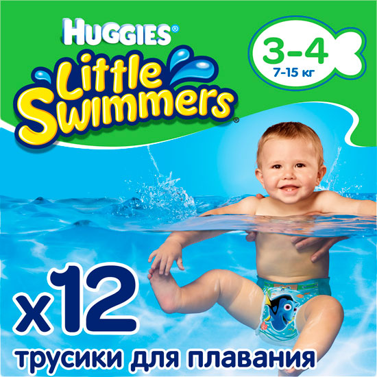Подгузники-трусики Huggies Little Swimmers 3-4 12 шт (36000183399), Підгузок Little Swimmer 3-4 (7-15 кг) 12 шт
Подгузники-трусики Huggies Little Swimmers 3-4 12 шт (36000183399), Підгузок Little Swimmer 3-4 (7-15 кг) 12 шт