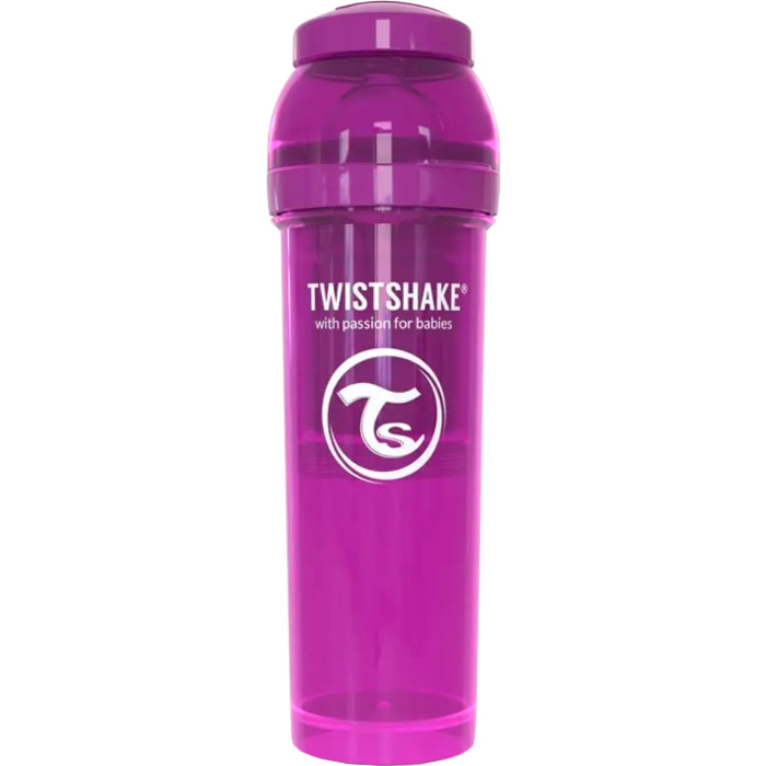 Бутылочка TWISTSHAKE 330 мл Purple (24862), Пляшечка антиколікова 330 мл Фіолетова
Бутылочка TWISTSHAKE 330 мл Purple (24862), Пляшечка антиколікова 330 мл Фіолетова
