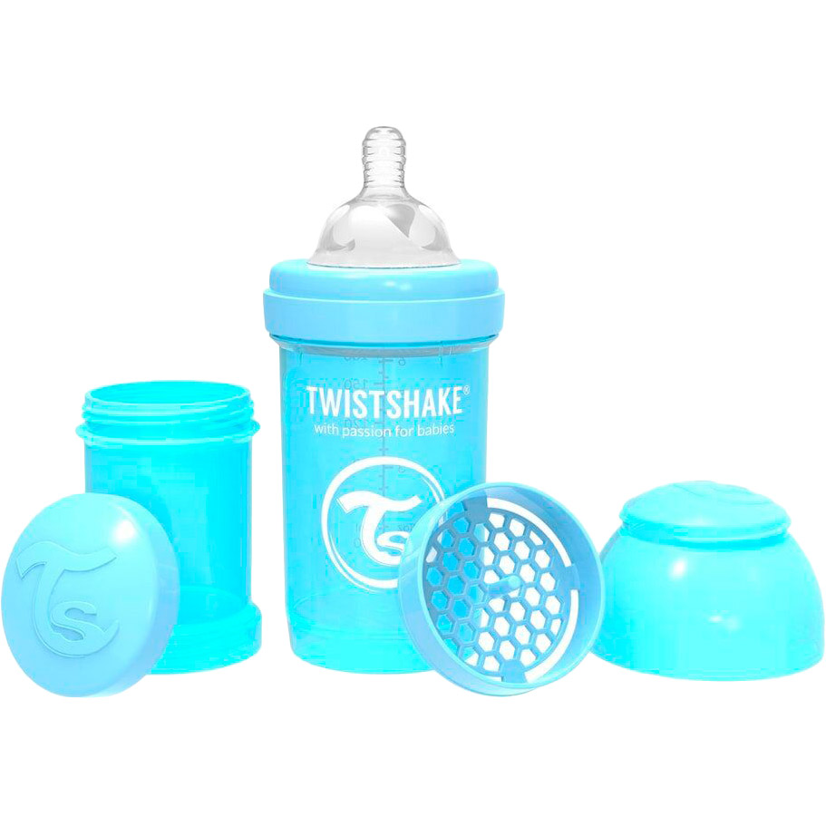 Бутылочка антиколиковая TWISTSHAKE 180 мл Light blue (69857), Пляшечка антиколікова 180 мл Світло-блакитна
Бутылочка антиколиковая TWISTSHAKE 180 мл Light blue (69857), Пляшечка антиколікова 180 мл Світло-блакитна