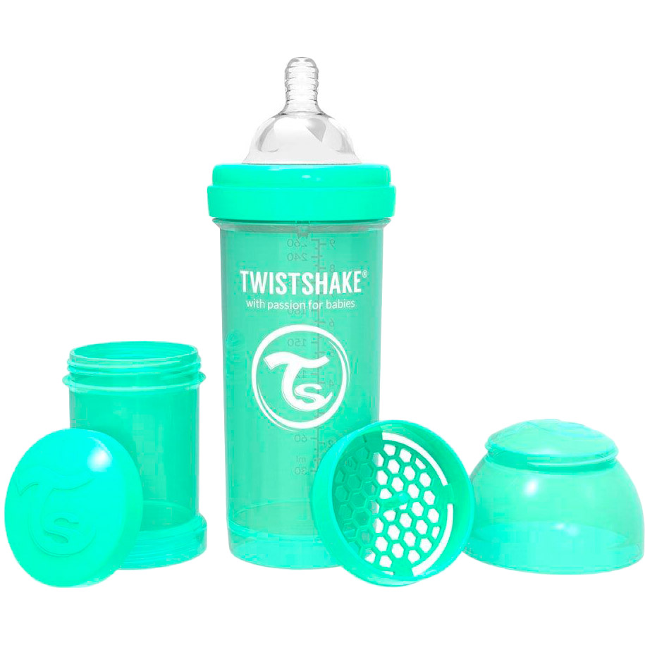 Бутылочка антиколиковая TWISTSHAKE 260 мл Mint (69865), Пляшечка антиколікова 260 мл М'ятна
Бутылочка антиколиковая TWISTSHAKE 260 мл Mint (69865), Пляшечка антиколікова 260 мл М'ятна