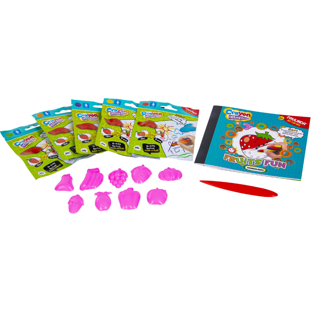Набор для творчества Paulinda Crayon clay 2 в 1 Фрукты (PL-194011), Набор для творчества Crayon clay 2 в 1 Фрукты
Набор для творчества Paulinda Crayon clay 2 в 1 Фрукты (PL-194011), Набор для творчества Crayon clay 2 в 1 Фрукты