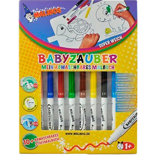 Фломастеры MALINOS Malinos Babyzauber 10 шт + раскраска (MA-300015), Фломастери Malinos Babyzauber
Фломастеры MALINOS Malinos Babyzauber 10 шт + раскраска (MA-300015), Фломастери Malinos Babyzauber