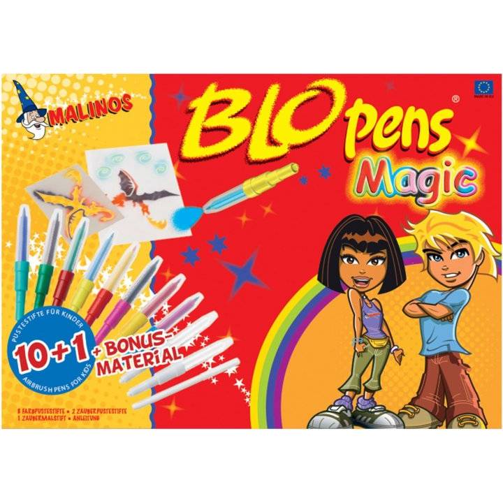 Фломастеры-аэрографы MALINOS Malinos Magic 10 (8+2+1) шт (MA-300964), Аерографи Malinos Magic (10+1 шт)
Фломастеры-аэрографы MALINOS Malinos Magic 10 (8+2+1) шт (MA-300964), Аерографи Malinos Magic (10+1 шт)