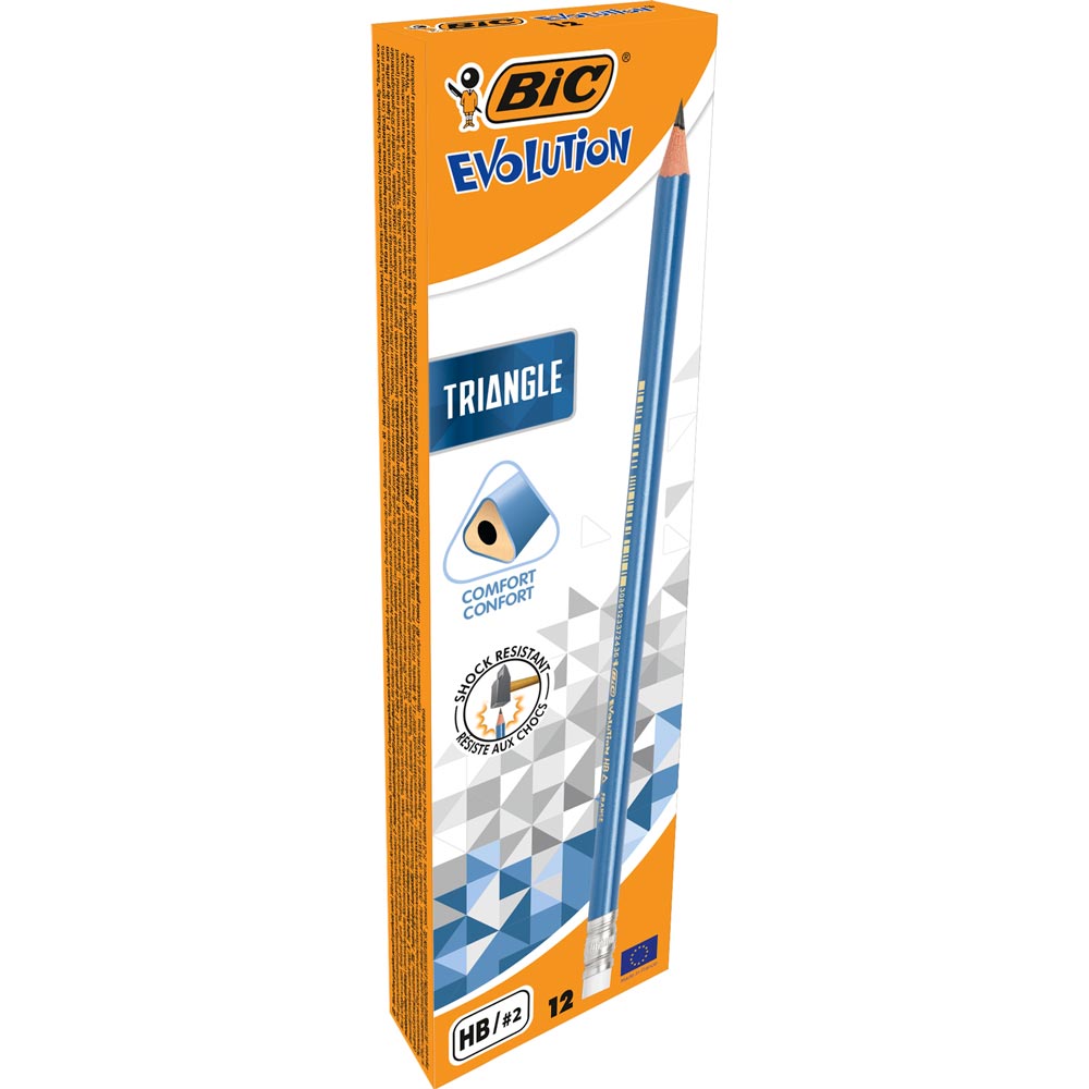 Набор карандашей чернографитных трехгранных BIC Evolution Triangle HB с ластиком 12 шт (3086123538375), ОЛІВЕЦЬ ЕВОЛ ТРІАНГЛ ГУМ УП12
Набор карандашей чернографитных трехгранных BIC Evolution Triangle HB с ластиком 12 шт (3086123538375), ОЛІВЕЦЬ ЕВОЛ ТРІАНГЛ ГУМ УП12