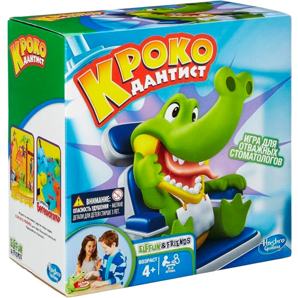 Настольная игра HASBRO GAMES Дантист крокодила (B0408121), GAMES Дантист крокодила (B0408121)
Настольная игра HASBRO GAMES Дантист крокодила (B0408121), GAMES Дантист крокодила (B0408121)