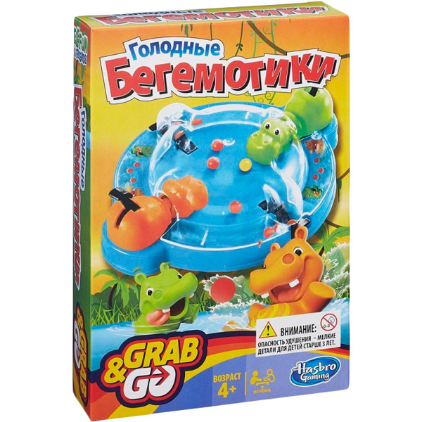Настольная игра HASBRO GAMES Hasbro Gaming Голодные бегемотики (B1001121), GAMES Дорожня гра "Голодні бегемотики" (B1001121)
Настольная игра HASBRO GAMES Hasbro Gaming Голодные бегемотики (B1001121), GAMES Дорожня гра "Голодні бегемотики" (B1001121)