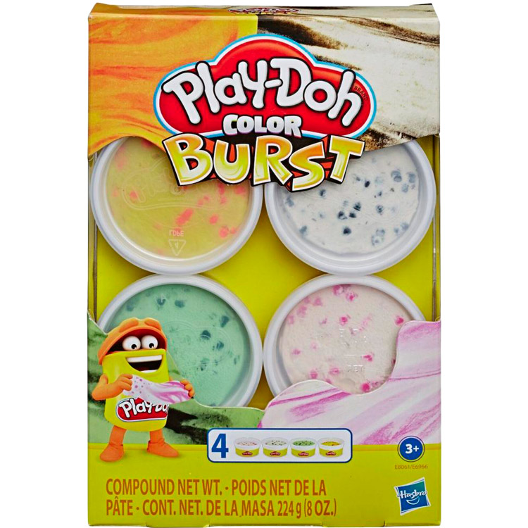 Набор для лепки HASBRO Play-Doh Взрыв цвета Пастельные цвета (E6966_E8061), PLAY-DOH "Кольоровий вибух" пастель 4б.
Набор для лепки HASBRO Play-Doh Взрыв цвета Пастельные цвета (E6966_E8061), PLAY-DOH "Кольоровий вибух" пастель 4б.