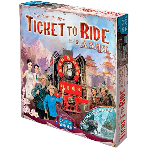 Настольная игра HOBBY WORLD Ticket to Ride: Азия (915274), Настільна гра Ticket to Ride: Азія
Настольная игра HOBBY WORLD Ticket to Ride: Азия (915274), Настільна гра Ticket to Ride: Азія