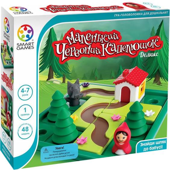 Настольная игра SMART GAMES Маленькая красная шапочка (SG 021 UKR), Настільна гра Маленька Червона Шапочка
Настольная игра SMART GAMES Маленькая красная шапочка (SG 021 UKR), Настільна гра Маленька Червона Шапочка