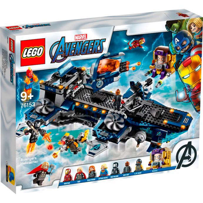 Конструктор LEGO Marvel Геликарриер 1249 деталей (76153), Конструктор Marvel Гелікарріер
Конструктор LEGO Marvel Геликарриер 1249 деталей (76153), Конструктор Marvel Гелікарріер