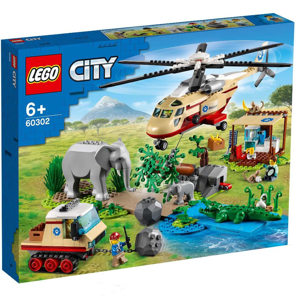 Конструктор LEGO City Операция по спасению зверей 525 деталей (60302), Конструктор City Операція з порятунку
Конструктор LEGO City Операция по спасению зверей 525 деталей (60302), Конструктор City Операція з порятунку