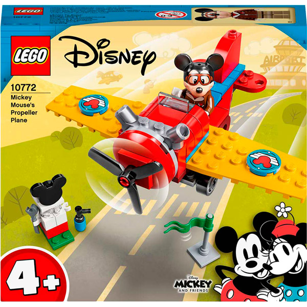 Конструктор LEGO Disney Винтовой самолет Микки Мауса 59 деталей (10772), Конструктор Disney Гвинтовий літак
Конструктор LEGO Disney Винтовой самолет Микки Мауса 59 деталей (10772), Конструктор Disney Гвинтовий літак