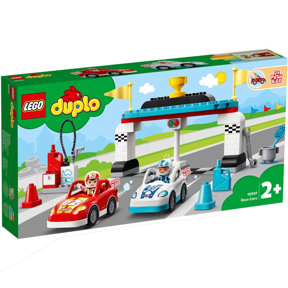 Конструктор LEGO DUPLO Гоночные автомобили 44 детали (10947), Конструктор DUPLO Гоночні автомобілі 10947
Конструктор LEGO DUPLO Гоночные автомобили 44 детали (10947), Конструктор DUPLO Гоночні автомобілі 10947