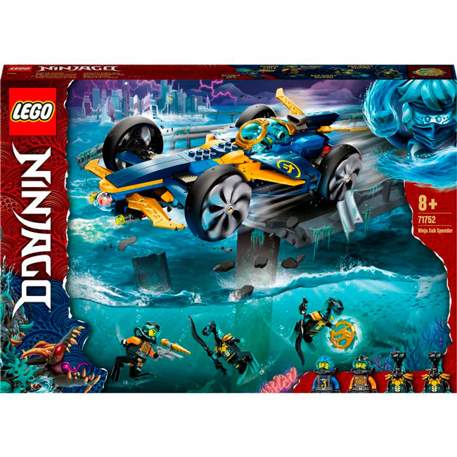 Конструктор LEGO Ninjago Спидер-амфибия ниндзя (71752), Конструктор Ninjago Підводний спідер ніндзя 71752
Конструктор LEGO Ninjago Спидер-амфибия ниндзя (71752), Конструктор Ninjago Підводний спідер ніндзя 71752