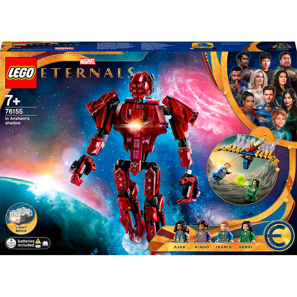 Конструктор LEGO Super Heroes Marvel Вечные перед лицом Аришема 493 детали (76155), Конструктор Marvel Вічні перед обличчям Арішема
Конструктор LEGO Super Heroes Marvel Вечные перед лицом Аришема 493 детали (76155), Конструктор Marvel Вічні перед обличчям Арішема