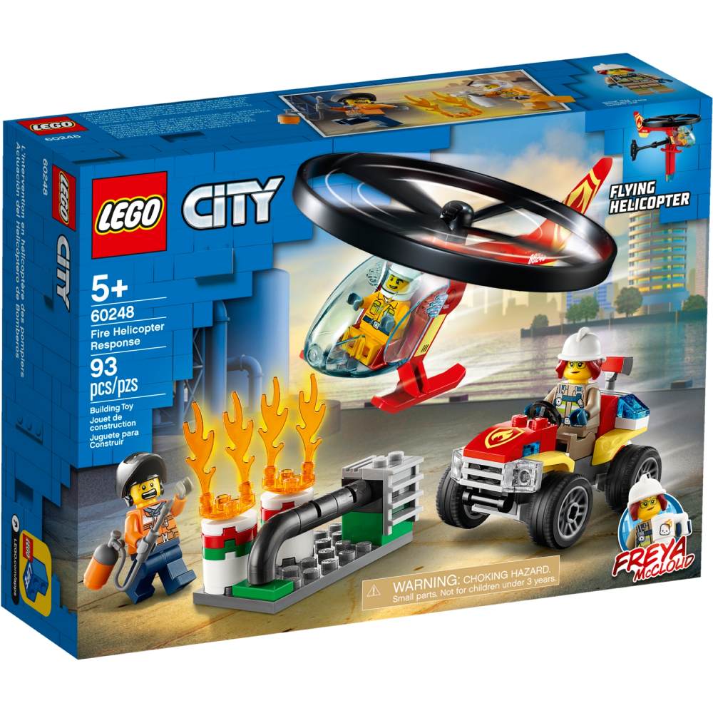Конструктор LEGO City Fire Пожарный спасательный вертолёт (60248), City Пожарный спасательный вертолёт 60248
Конструктор LEGO City Fire Пожарный спасательный вертолёт (60248), City Пожарный спасательный вертолёт 60248