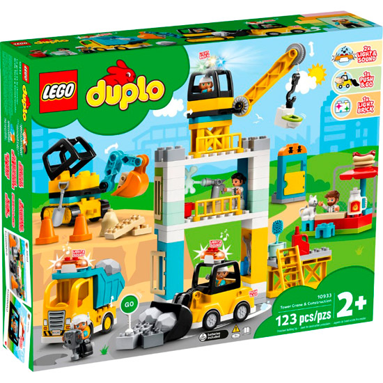 Конструктор LEGO DUPLO Town Подъемный кран и строительство 123 детали (10933), DUPLO Башенный кран и строительство 10933
Конструктор LEGO DUPLO Town Подъемный кран и строительство 123 детали (10933), DUPLO Башенный кран и строительство 10933