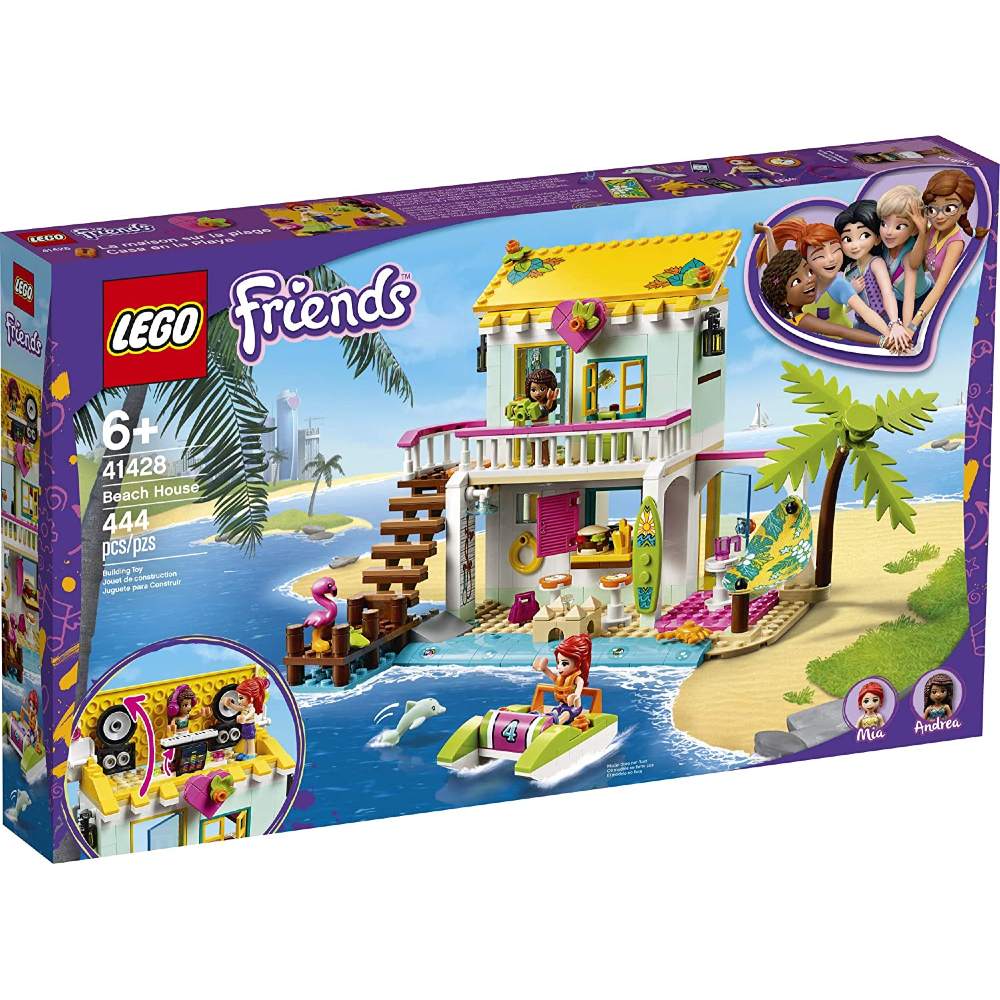 Конструктор LEGO Friends Пляжный домик 444 детали (41428), Friends Пляжный домик 41428
Конструктор LEGO Friends Пляжный домик 444 детали (41428), Friends Пляжный домик 41428