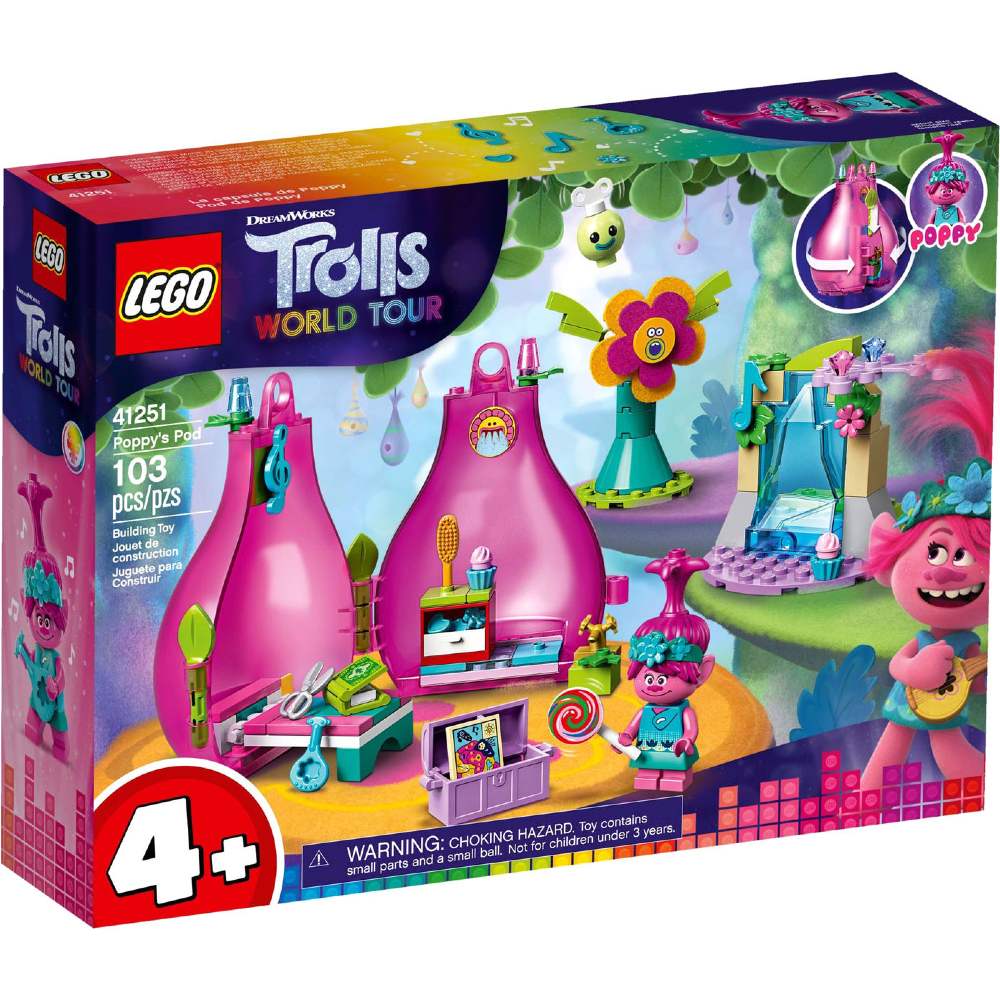 Конструктор LEGO Trolls Домик-бутон Розочки 103 детали (41251), Trolls Домик-бутон Розочки 41251
Конструктор LEGO Trolls Домик-бутон Розочки 103 детали (41251), Trolls Домик-бутон Розочки 41251