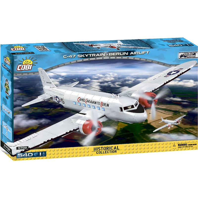 Конструктор COBI Самолет C-47 Дакота Скайтрэйн (COBI-5702), Конструктор Самолет C-47 Дакота Скайтрэйн
Конструктор COBI Самолет C-47 Дакота Скайтрэйн (COBI-5702), Конструктор Самолет C-47 Дакота Скайтрэйн