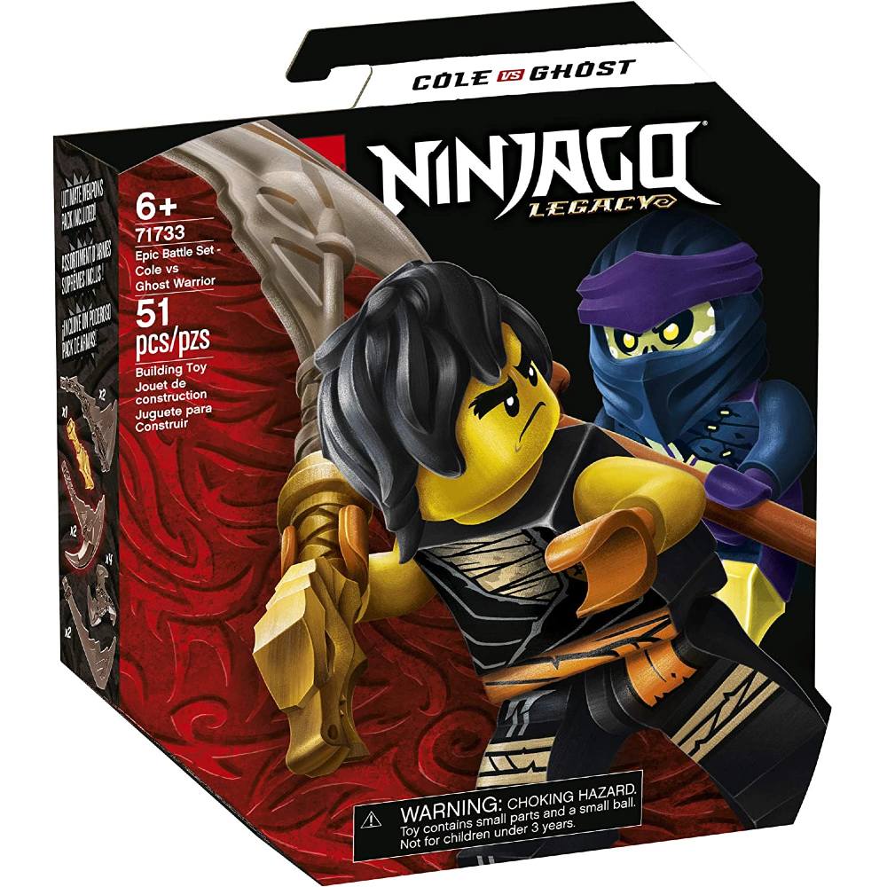 Конструктор LEGO Ninjago Легендарные битвы: Коул против воина-призрака 51 деталь (71733), Ninjago Легендарные битвы: Коул против
Конструктор LEGO Ninjago Легендарные битвы: Коул против воина-призрака 51 деталь (71733), Ninjago Легендарные битвы: Коул против