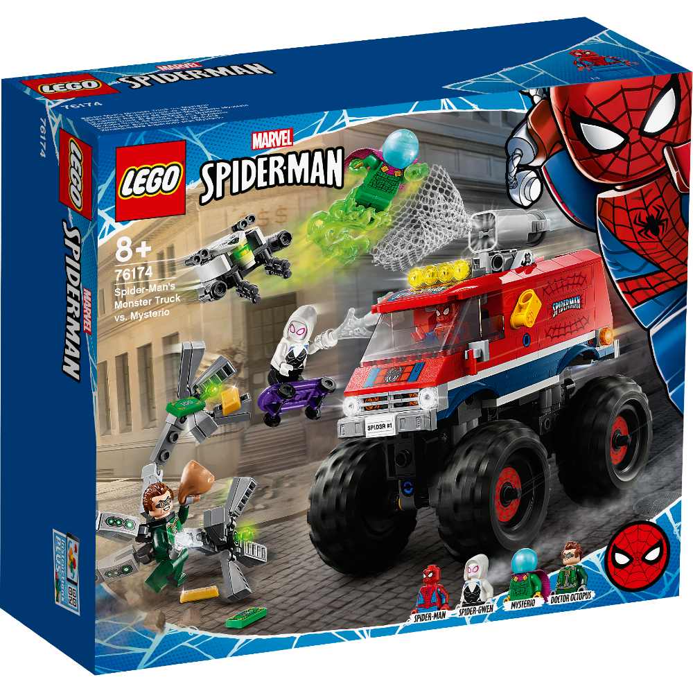 Конструктор LEGO Super Heroes Грузовик-монстр Человека-Паука против Мистерио 439 деталей (76174), Super Heroes Грузовик-монстр Человека-
Конструктор LEGO Super Heroes Грузовик-монстр Человека-Паука против Мистерио 439 деталей (76174), Super Heroes Грузовик-монстр Человека-