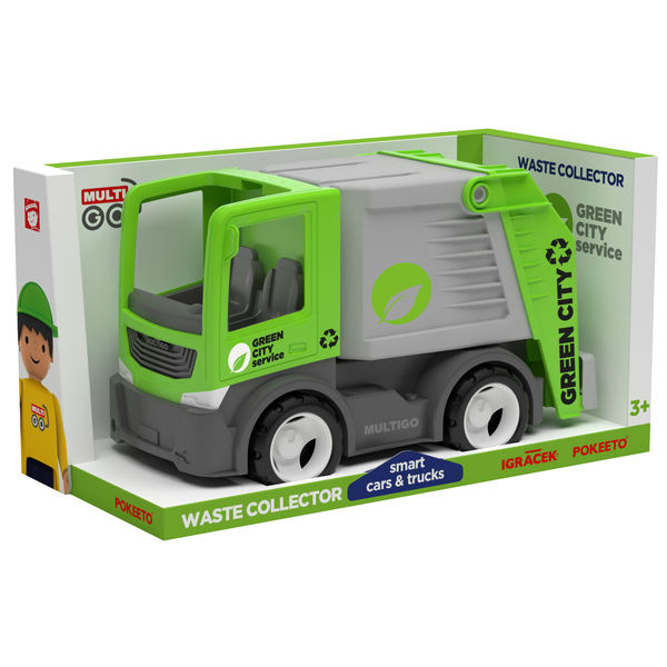 Мусоровоз MULTIGO Singl CITY WASTE COLLECTOR (27083), Singl CITY – WASTE COLLECTOR
Мусоровоз MULTIGO Singl CITY WASTE COLLECTOR (27083), Singl CITY – WASTE COLLECTOR
