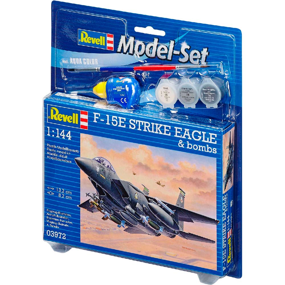 Сборная модель Revell Истребитель F-15E «Страйк Игл» уровень 4 1:144 (RVL-63972), F-15E «Страйк Игл» уровень 4, 1:144
Сборная модель Revell Истребитель F-15E «Страйк Игл» уровень 4 1:144 (RVL-63972), F-15E «Страйк Игл» уровень 4, 1:144